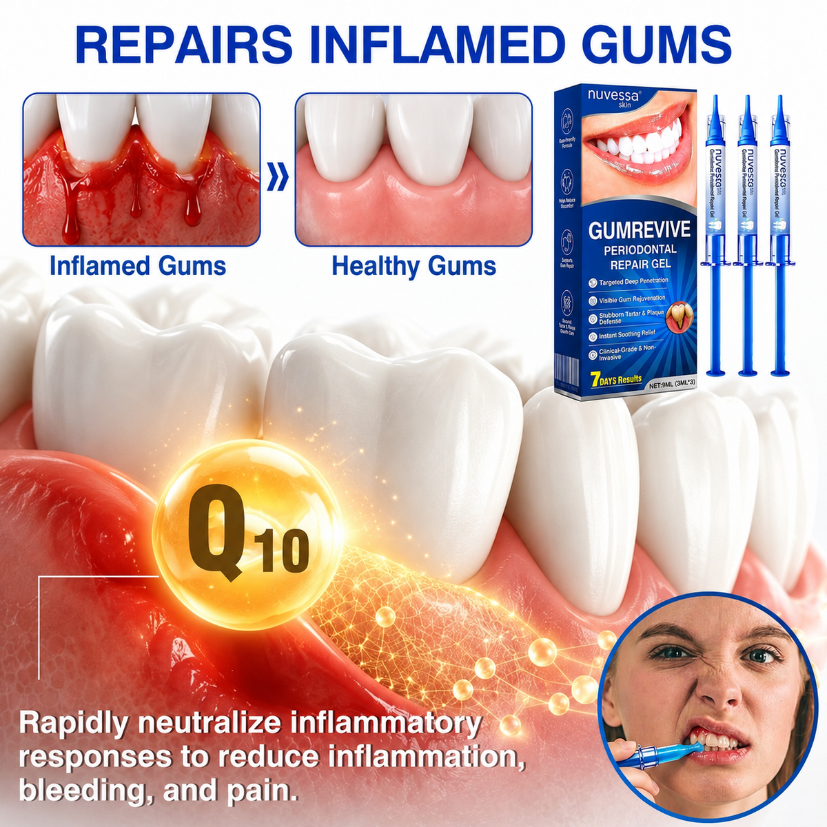 🇺🇸🏅🦷🛡️NuvessaSkin® GumRevive Periodontal Repair Gel