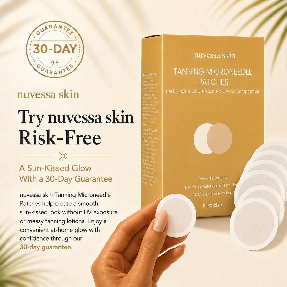 Nuvessaskin® Sunless Bronze Patches