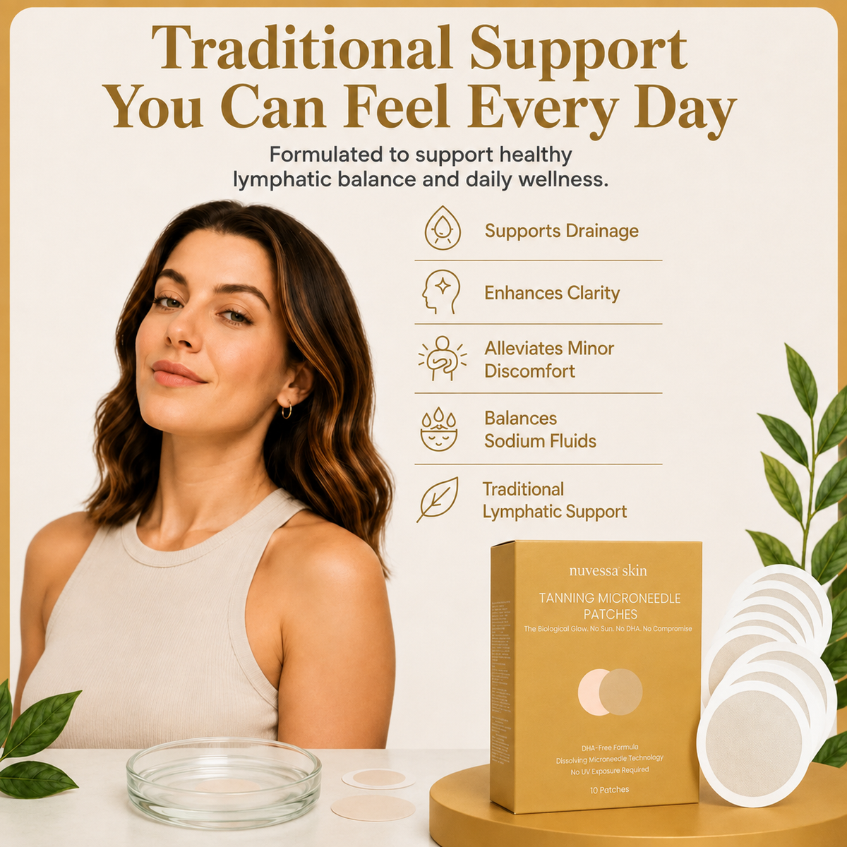 Nuvessaskin® Sunless Bronze Patches